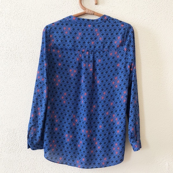 Anthropologie Maeve Wrap Front Blouse 0 - Picture 2 of 3